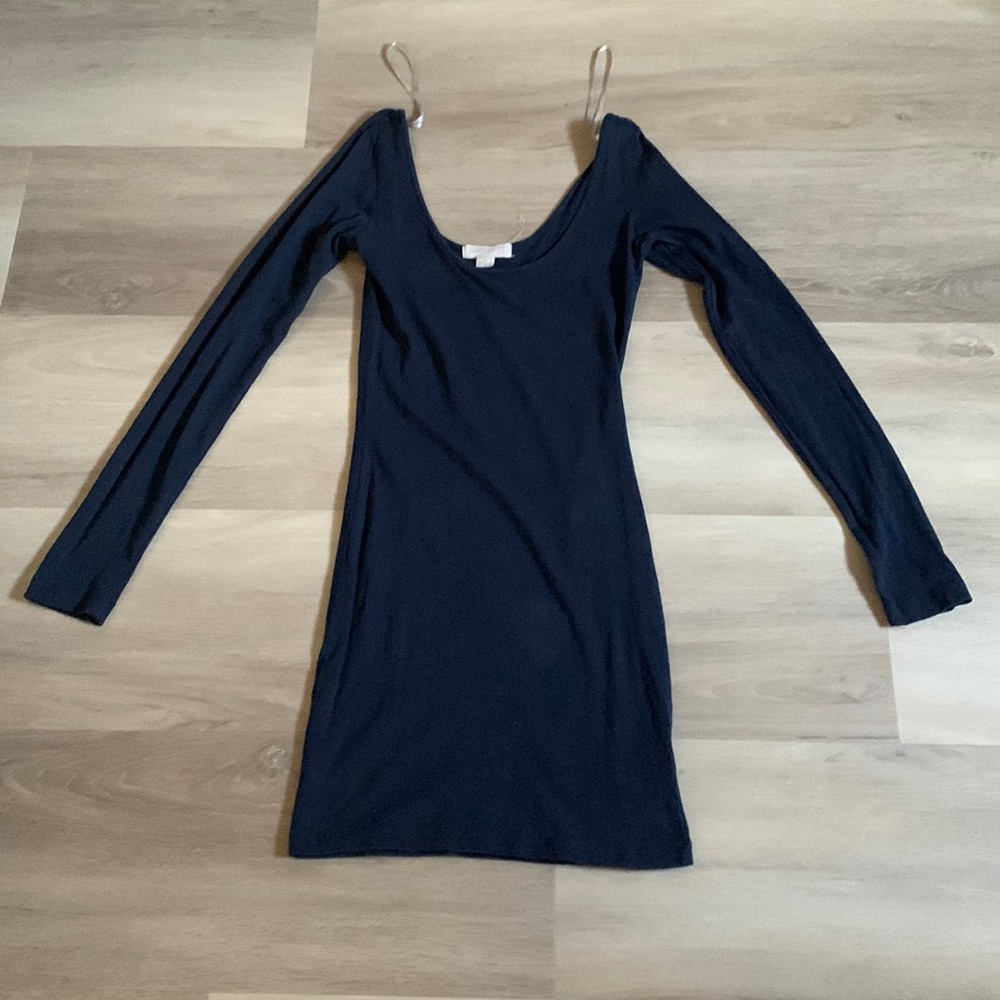 Dark blue mini dress